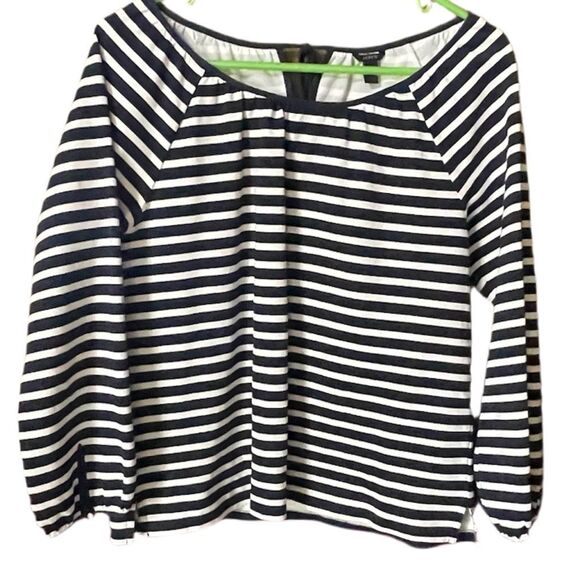 J.Crew size Med striped peasant style ties in back . - Picture 1 of 9